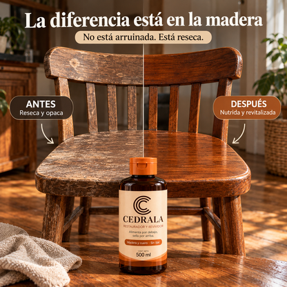 Tu mueble no está sucio. Está reseco.