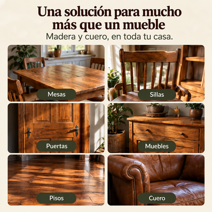 Tu mueble no está sucio. Está reseco.